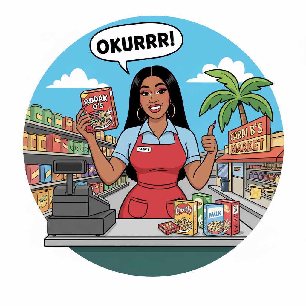 Cardi B - Supermarket Cashier