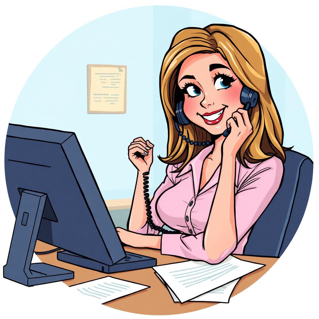 Jennifer Aniston - Telemarketer