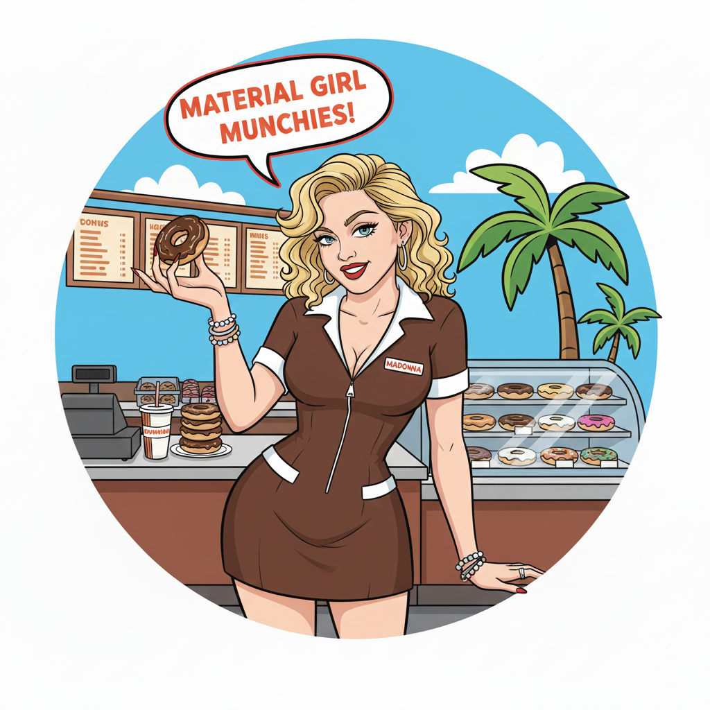 Madonna - Dunkin' Donuts Employee