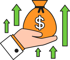 Stay Motivated - Money growth illustration